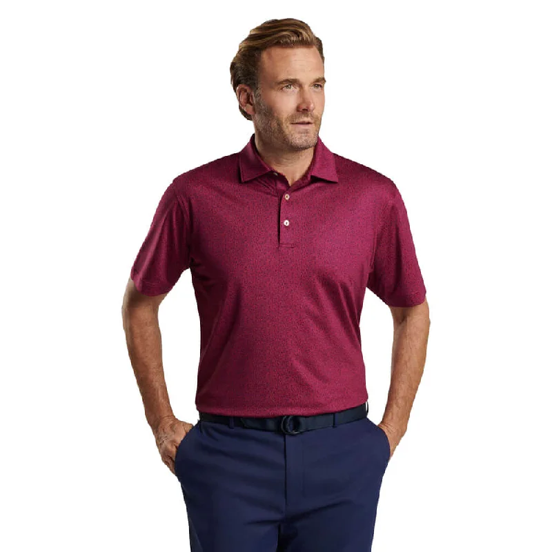Shop the latest men's clothing trends at a fraction of the price. Peter Millar Beer Garden Performance Jersey Polo Shirt - Pomegranate Shop the latest men's clothing trends at a fraction of the price. Peter Millar Beer Garden Performance Jersey Polo Shirt - Pomegranate