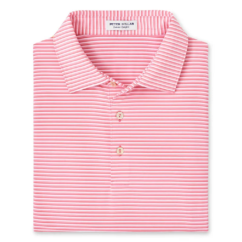 Shop stylish men’s clothing and enjoy amazing discounts.  Peter Millar Cedar Performance Jersey Polo Shirt - Hula Pink