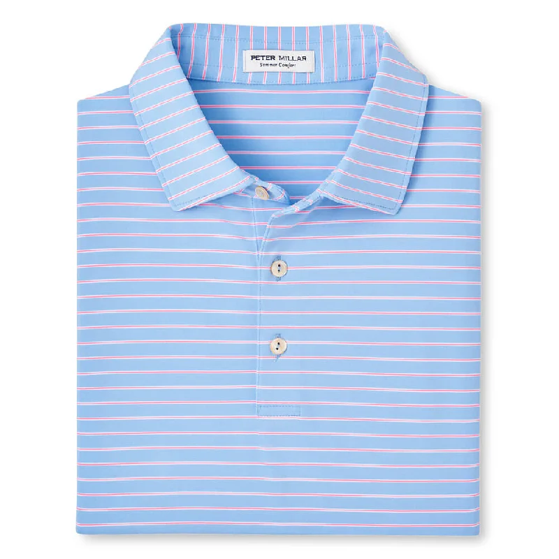 Seasonal clearance – Save on all clothing essentials this weekend. Peter Millar Drum Performance Jersey Polo Shirt - Cottage Blue Seasonal clearance – Save on all clothing essentials this weekend. Peter Millar Drum Performance Jersey Polo Shirt - Cottage Blue