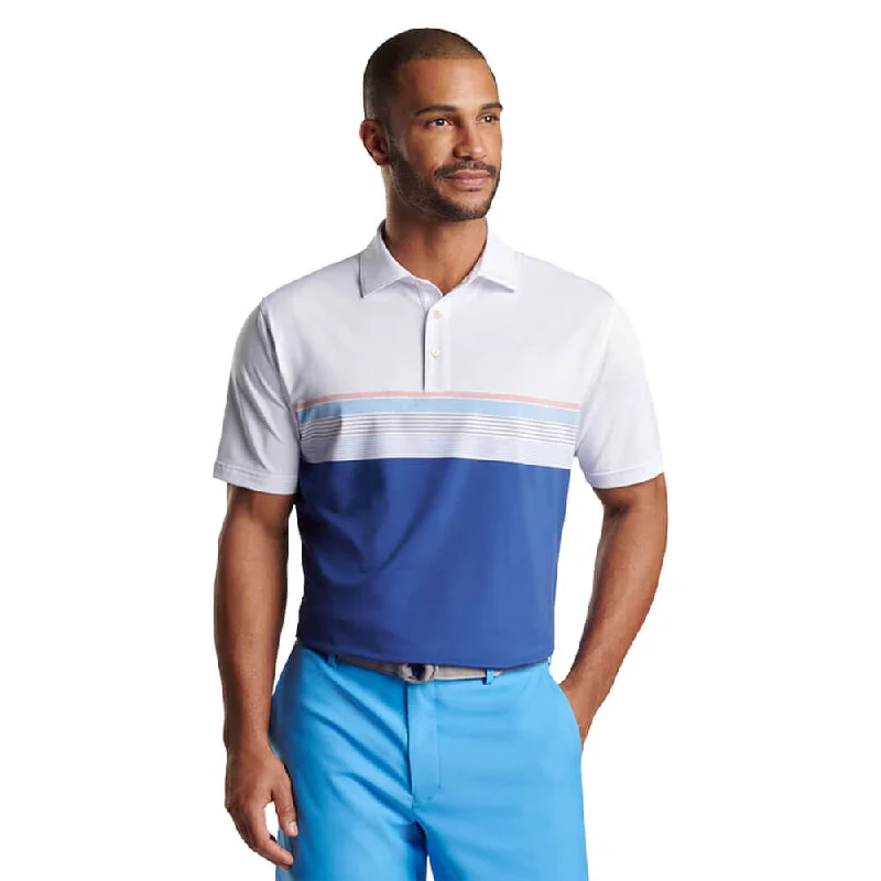 Shop new arrivals in clothing and save up to 60% off select items.  Peter Millar Ellis Performance Jersey Polo Shirt - White