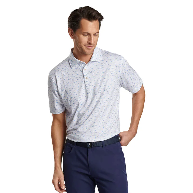 Shop affordable and stylish clothing – Limited-time discounts.  Peter Millar Everglades Performance Jersey Polo Shirt - White