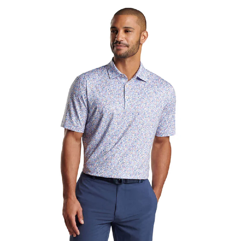 – Shop now and save big. Peter Millar Groovy Performance Jersey Polo Shirt - White – Shop now and save big. Peter Millar Groovy Performance Jersey Polo Shirt - White