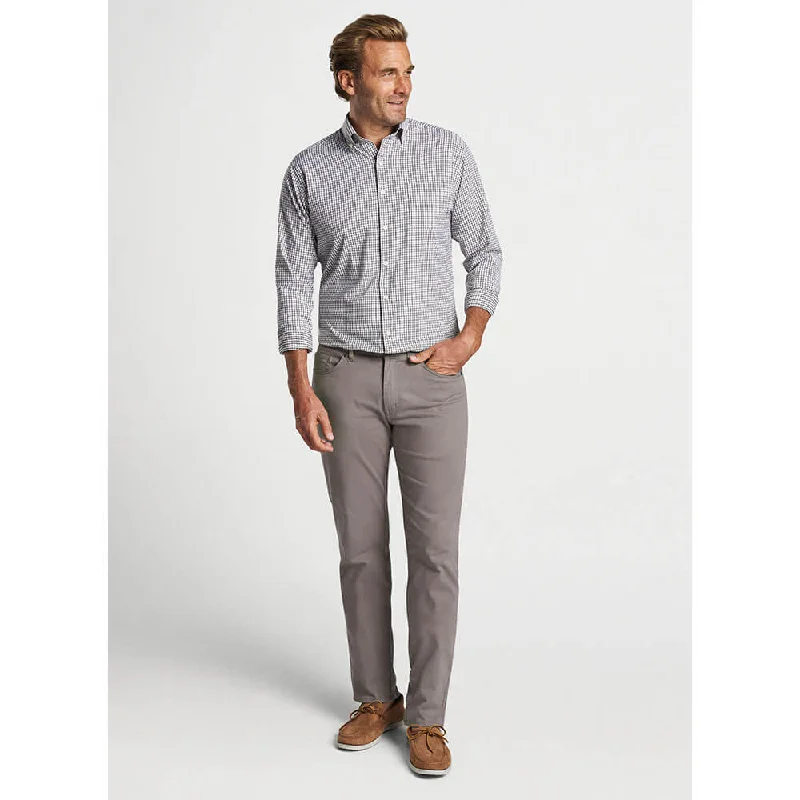 Shop the latest fashion trends with huge savings on all clothing.  Peter Millar Hanford Performance Twill Classic Fit Sport Shirt - Black*