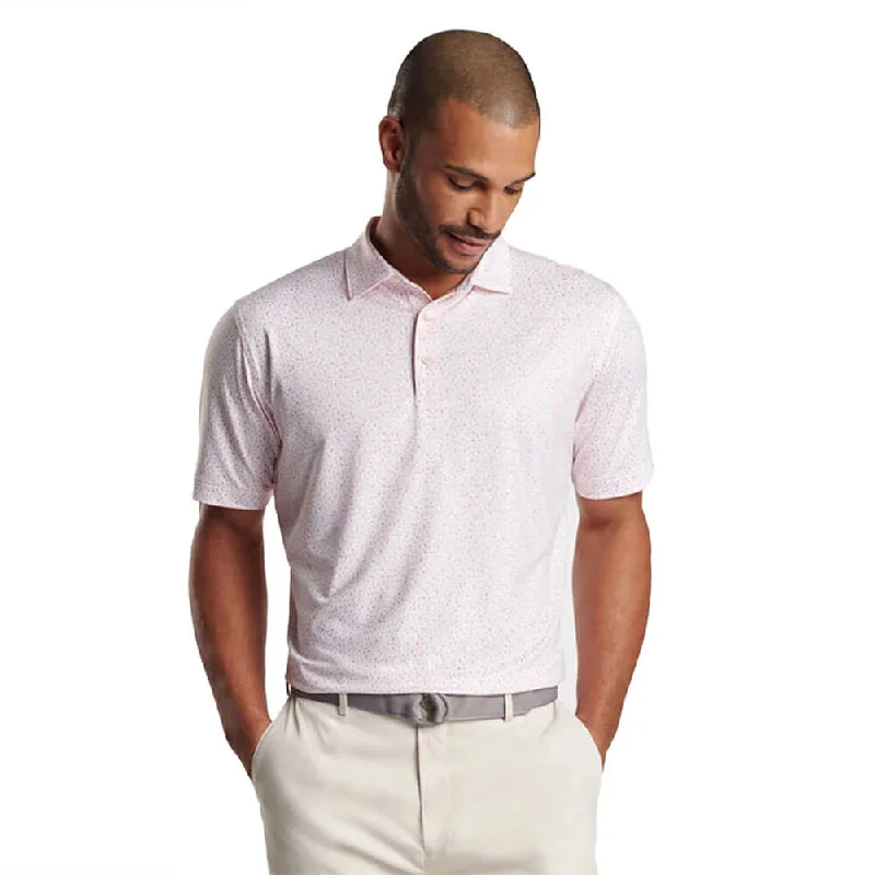 Exclusive clothing deals for  customers – Shop today!  Peter Millar Marine Navigation Performance Jersey Polo Shirt - White