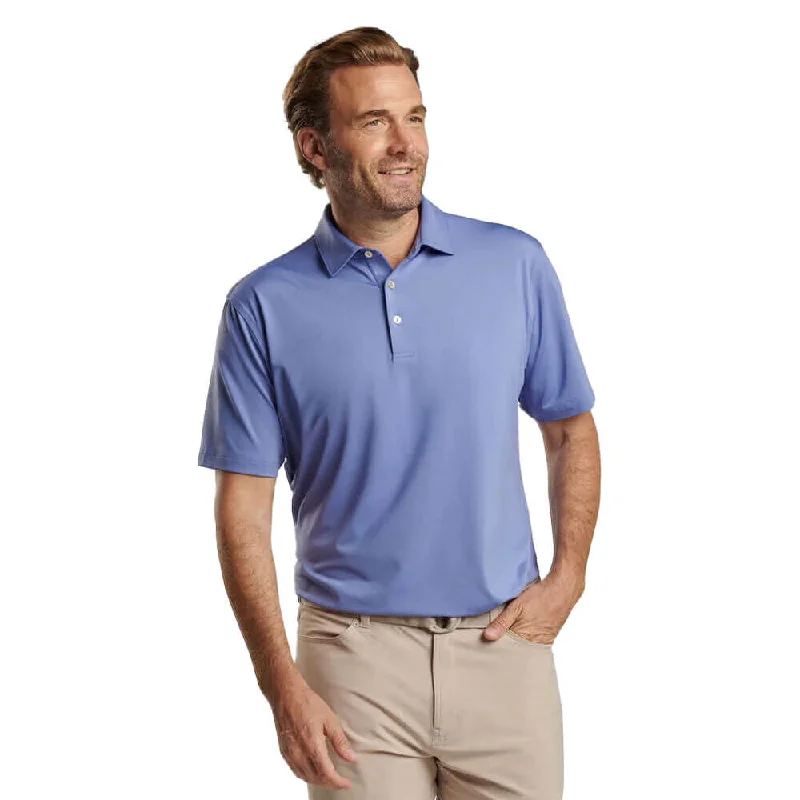 Shop the essentials – men’s wardrobe must-haves on sale.  Peter Millar Men's Solid Performance Jersey Polo Shirt - Velvet Plum