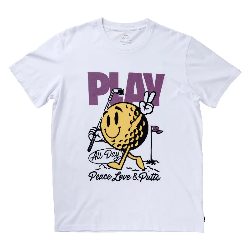 Exclusive online offer: Save 30% on all men's clothing.  Play All Day Tee