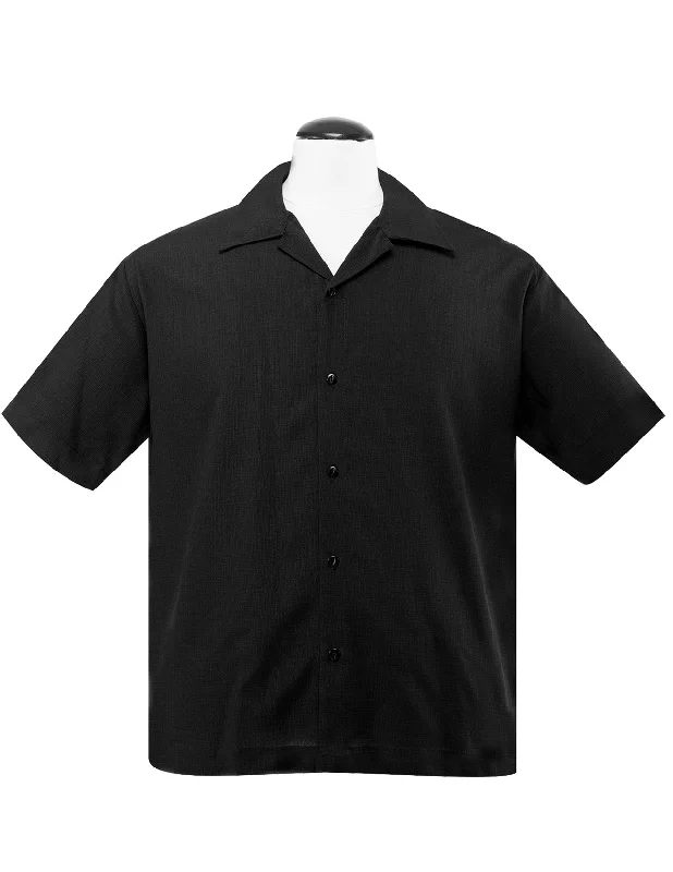 Look sharp without breaking the bank – men’s clothing sale now!  PopCheck Blank Bowling Shirt in Black