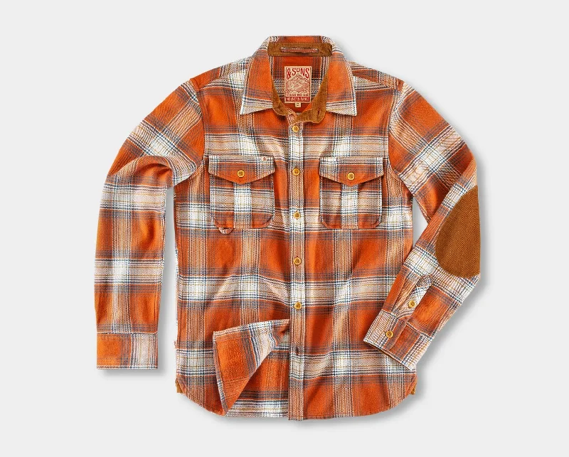 Shop affordable clothing for all occasions –  &SONS Eiger Mountain Shirt Rust Check