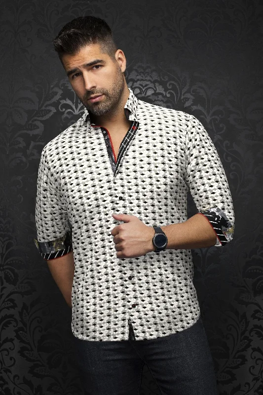 Shop affordable clothing for every season – Big savings this weekend only! AU NOIR | Long Sleeve Shirt | Suarino White/Gold Shop affordable clothing for every season – Big savings this weekend only! AU NOIR | Long Sleeve Shirt | Suarino White/Gold
