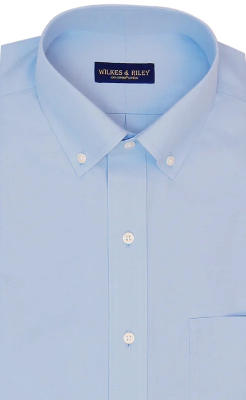 Shop the ultimate men’s clothing sale – incredible prices on your favorite styles.  Tailored Fit Light Blue Solid Button-Down Collar Supima® Cotton Non-Iron Pinpoint Oxford Dress Shirt
