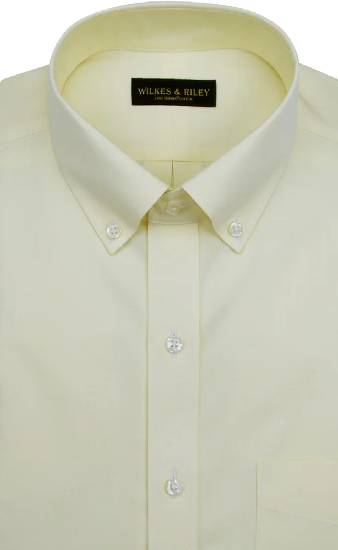 Exclusive online discounts – Shop clothing for every occasion! Tailored Fit Yellow Solid Button-Down Collar Supima® Cotton Non-Iron Pinpoint Oxford Dress Shirt Exclusive online discounts – Shop clothing for every occasion! Tailored Fit Yellow Solid Button-Down Collar Supima® Cotton Non-Iron Pinpoint Oxford Dress Shirt