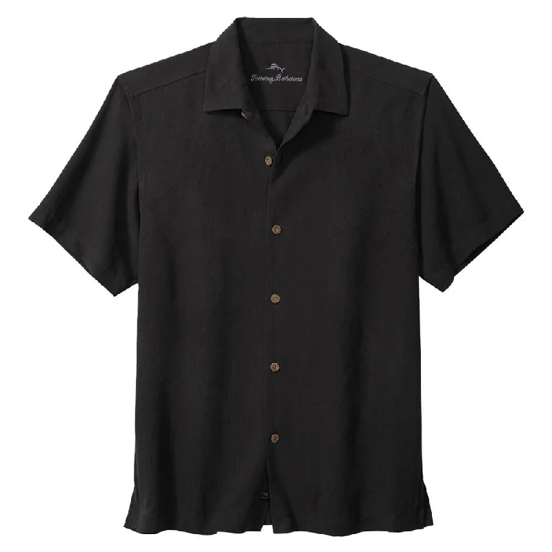 Shop stylish men’s clothing and enjoy amazing discounts.  Tommy Bahama Bali Border Camp Shirt - Black*