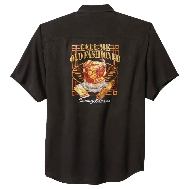 Shop the season’s best styles at discounted prices on men's clothing.  Tommy Bahama Big & Tall Call Me Old Fashioned Camp Shirt - Black