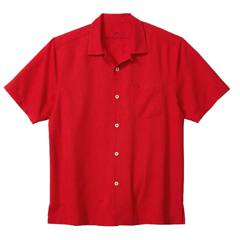 Shop now and enjoy massive savings on stylish clothing for all seasons.  Tommy Bahama Coastal Breeze Check Camp Shirt - Regal Red