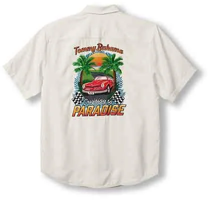 Exclusive clothing deals for  customers – Shop today!  Tommy Bahama Cruising To Paradise Camp Shirt - Continental