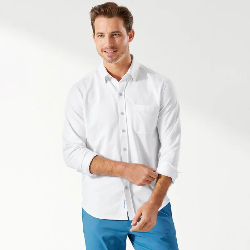 Update your look for less with men’s clothing on sale.  Tommy Bahama Islandzone New San Lucio Stretch Sport Shirt - White