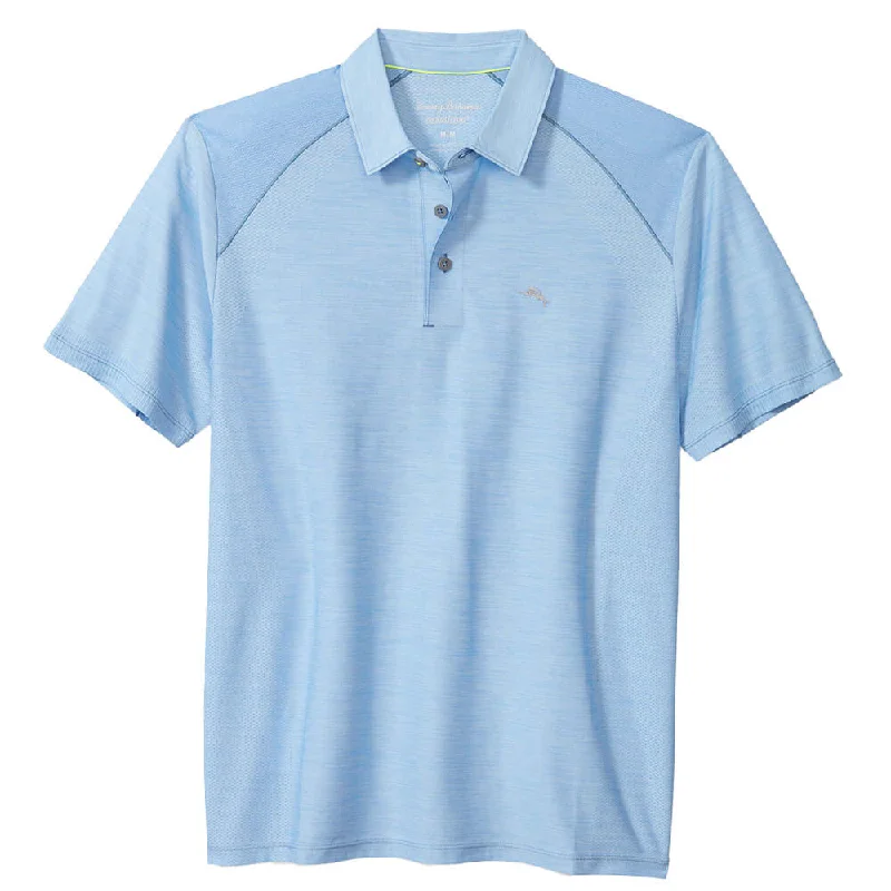 Big discounts on men’s wear – Shop now and save!  Tommy Bahama Islandzone Performance Palm Coast Polo Shirt - Light Sky*