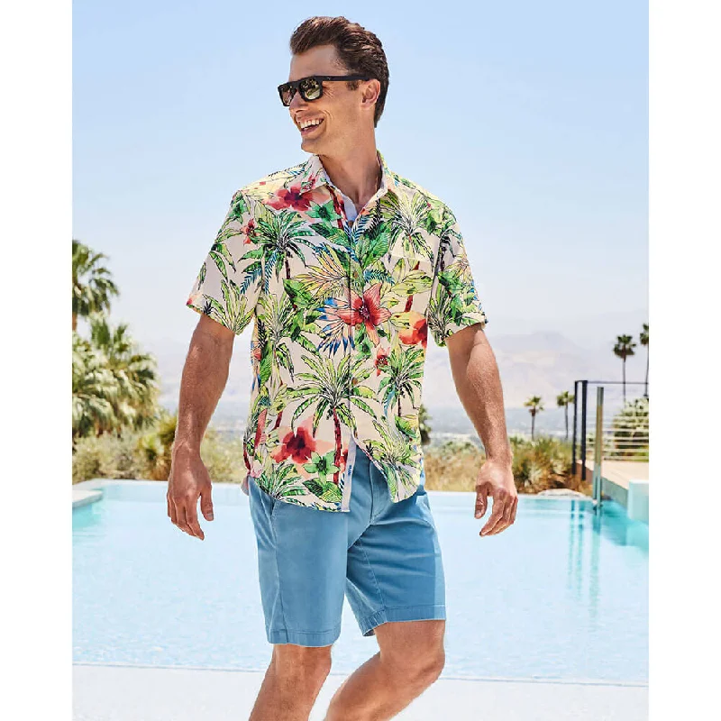 Big discounts – don’t miss out!  Tommy Bahama IslandZone Tepito Garden Camp Shirt - Coconut Cream