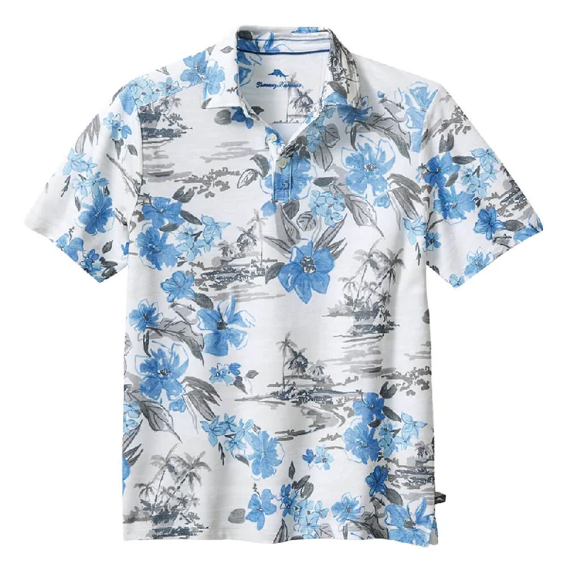 Shop men’s and women’s fashion at unbeatable prices today!  Tommy Bahama Waikiki Waves Polo Shirt - Infinity Pool