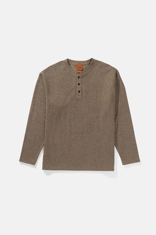 Shop seasonal clothing deals – Big savings on fashion essentials.  Vintage Terry Ls Henley Oak