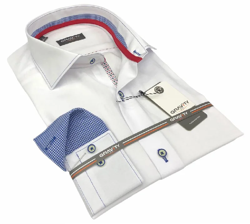 Shop now for affordable fashion – Enjoy free shipping on clothing orders.  BRANDT WHITE LONG SLEEVE SPORT SHIRT
