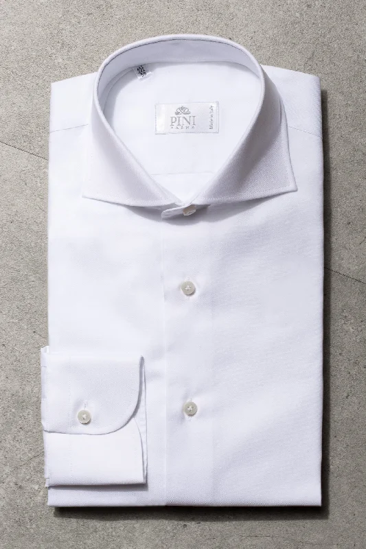 Exclusive online offer: Save 30% on all men's clothing.  White Shirt - Made In Italy
