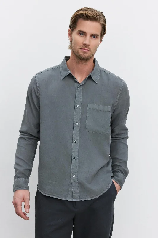 Save big on men’s casual wear – today only!  WOLF BUTTON-UP SHIRT