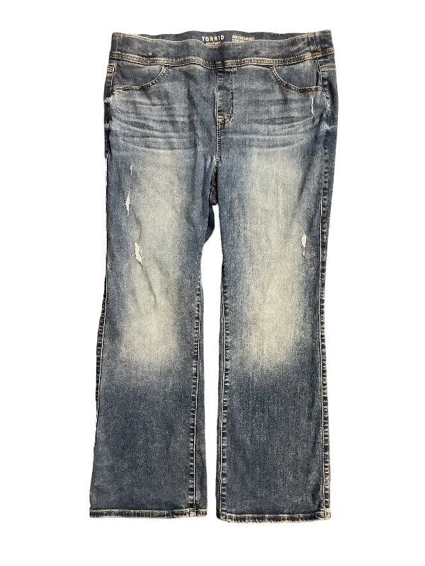 – Shop trendy clothing now.  Blue Denim Jeans Boot Cut Torrid, Size 2x