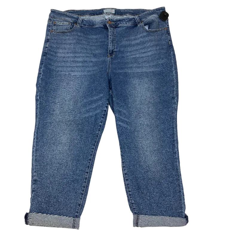 Get fresh fashion for less – Shop trendy clothing at discounted prices.  Blue Denim Jeans Skinny Molly and Isadora, Size 26w