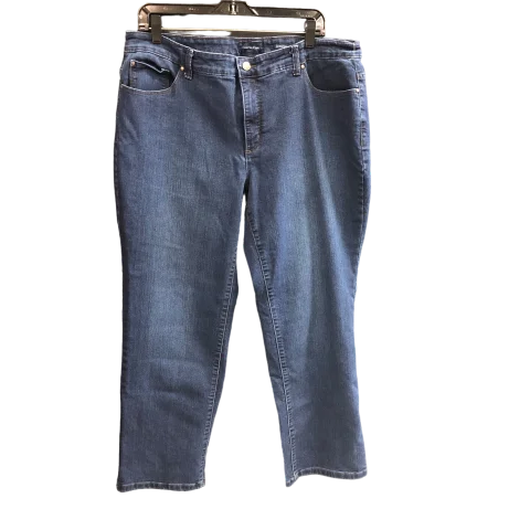 Best deals on men’s clothing – Sale ends soon, shop today!  Blue Denim Jeans Straight Charter Club, Size 18w