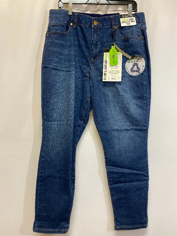 Shop the best clothing brands at amazing prices –   Blue Denim Jeans Straight D Jeans, Size 18w