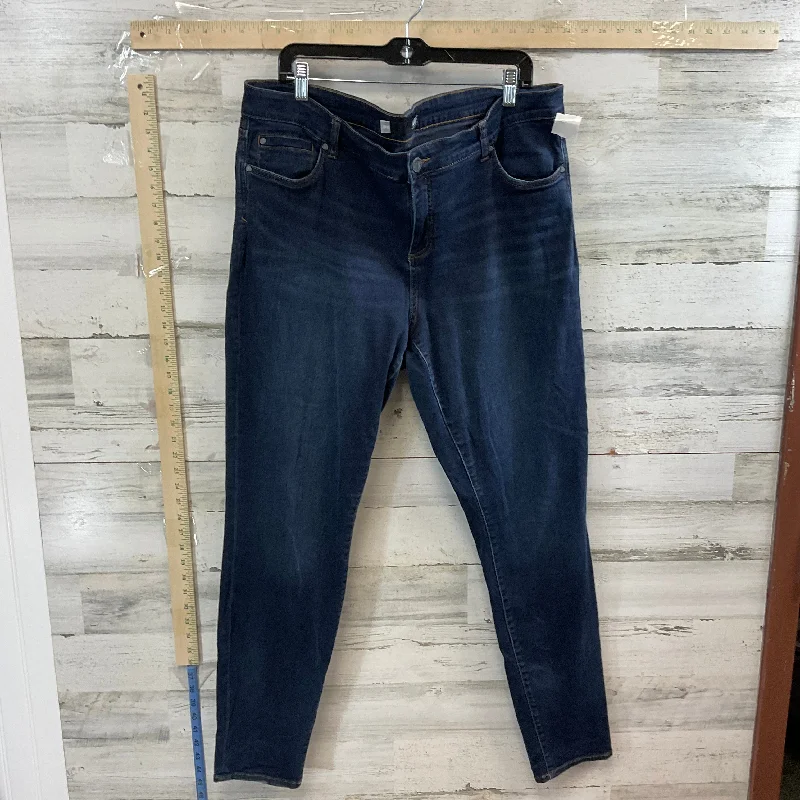 Shop the latest fashion trends with huge savings on all clothing.  Blue Denim Jeans Straight Kut, Size 18w