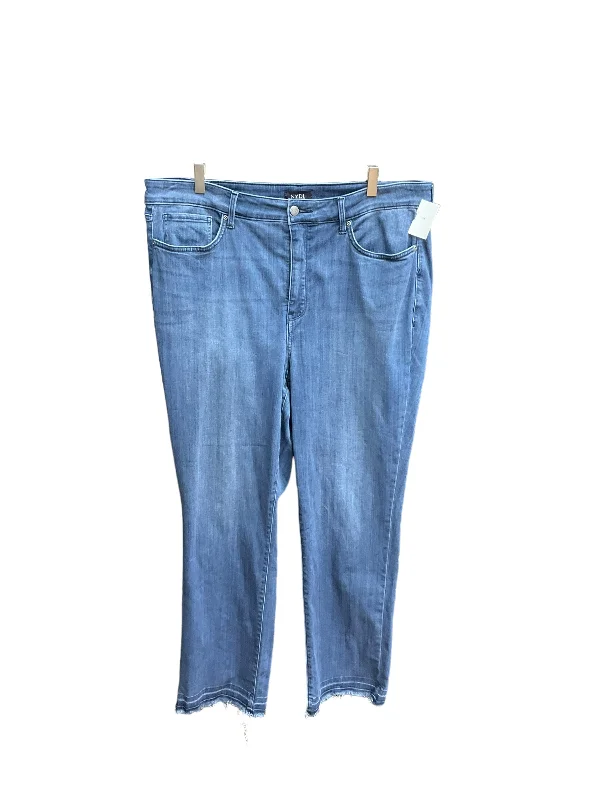 Fresh clothing styles are here – Shop now for exclusive discounts!  Blue Denim Jeans Straight Not Your Daughters Jeans, Size 16w