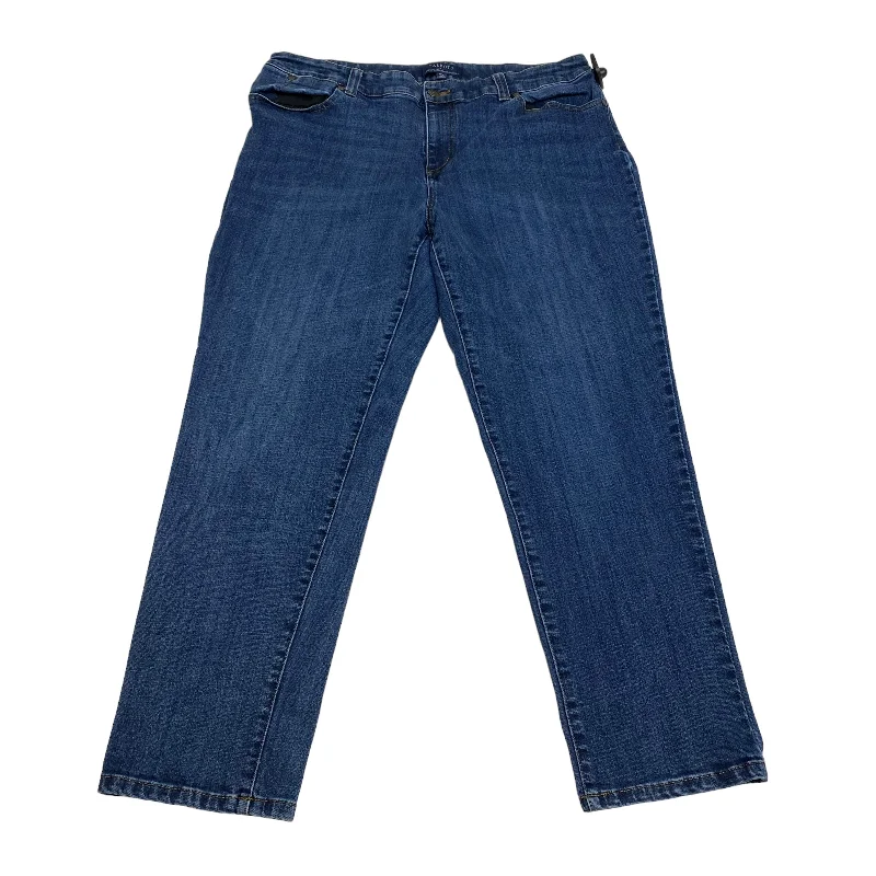 Shop stylish clothing for less – Great deals this week only.  Blue Denim Jeans Straight Talbots, Size 16w