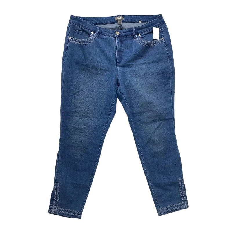 Huge deals on men’s clothing – Limited-time only!  Blue Jeans Skinny MARTHA STEWART, Size 20w