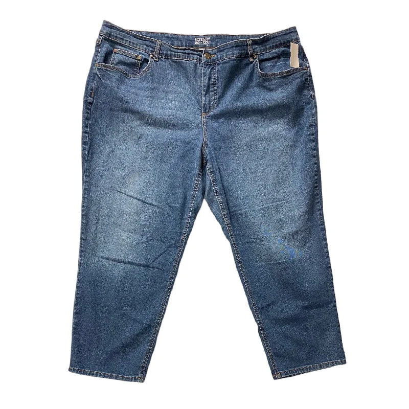 Shop stylish and affordable clothes –   Blue Jeans Straight Terra & Sky, Size 24w
