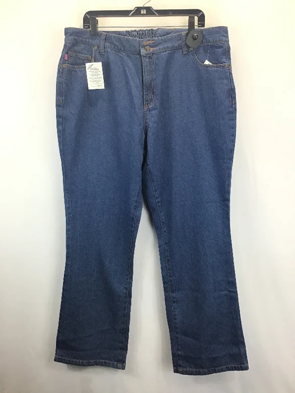 Shop seasonal clothing deals – Big savings on fashion essentials.  Blue Jeans Straight Woman Within, Size 18w