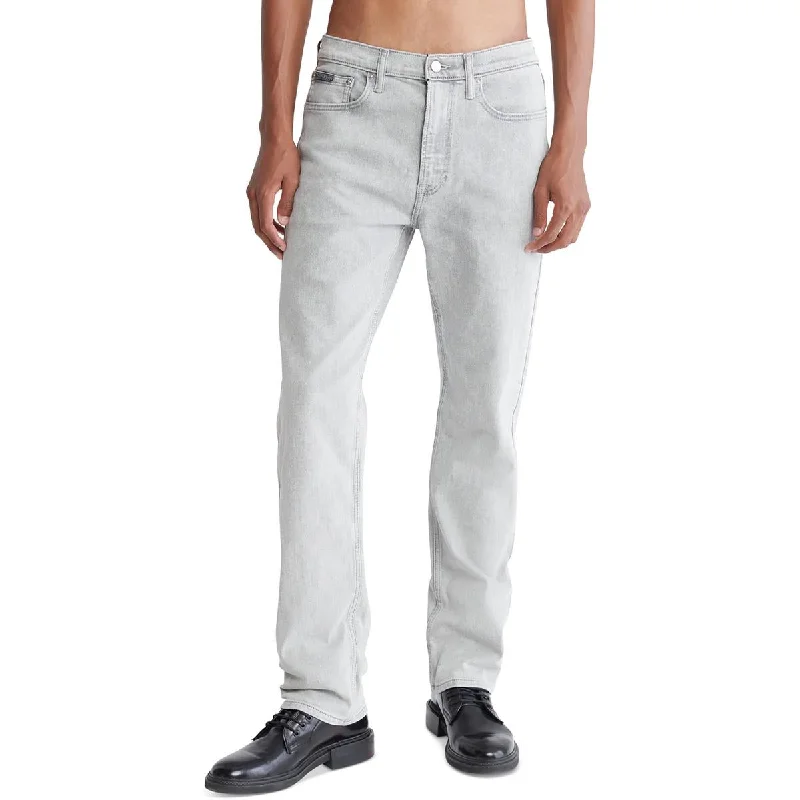 Fresh clothing styles are here – Shop now for exclusive discounts!  Calvin Klein Mens Mid-Rise Faded Straight Leg Jeans