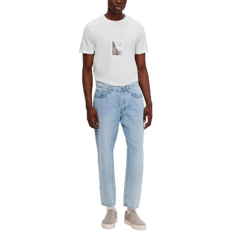 – Shop trendy clothing now.  Selected Homme Mens Mid-Rise Tapered Slim Jeans