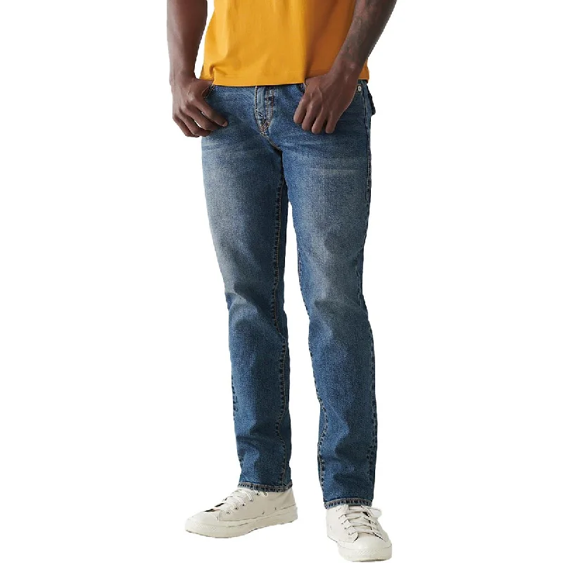 Shop now for affordable fashion – Enjoy free shipping on clothing orders.  True Religion Mens Geno Relaxed Medium Wash Slim Jeans