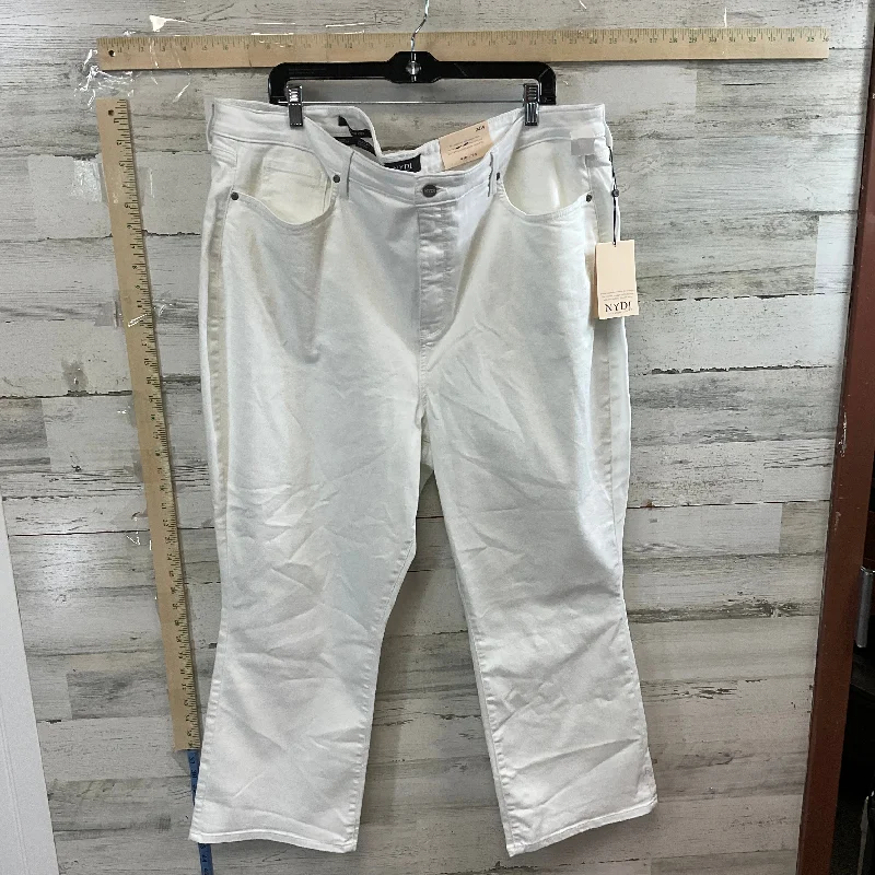 Get the latest styles in clothing – Shop now for unbeatable deals.  White Denim Jeans Boot Cut Not Your Daughters Jeans, Size 24w