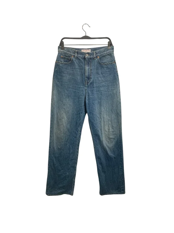 Limited-time promo – up to 70% off on men's essentials.  VALENTINO/Straight Pants/26/Denim/IDG/BACK PATCH GRAPHIC