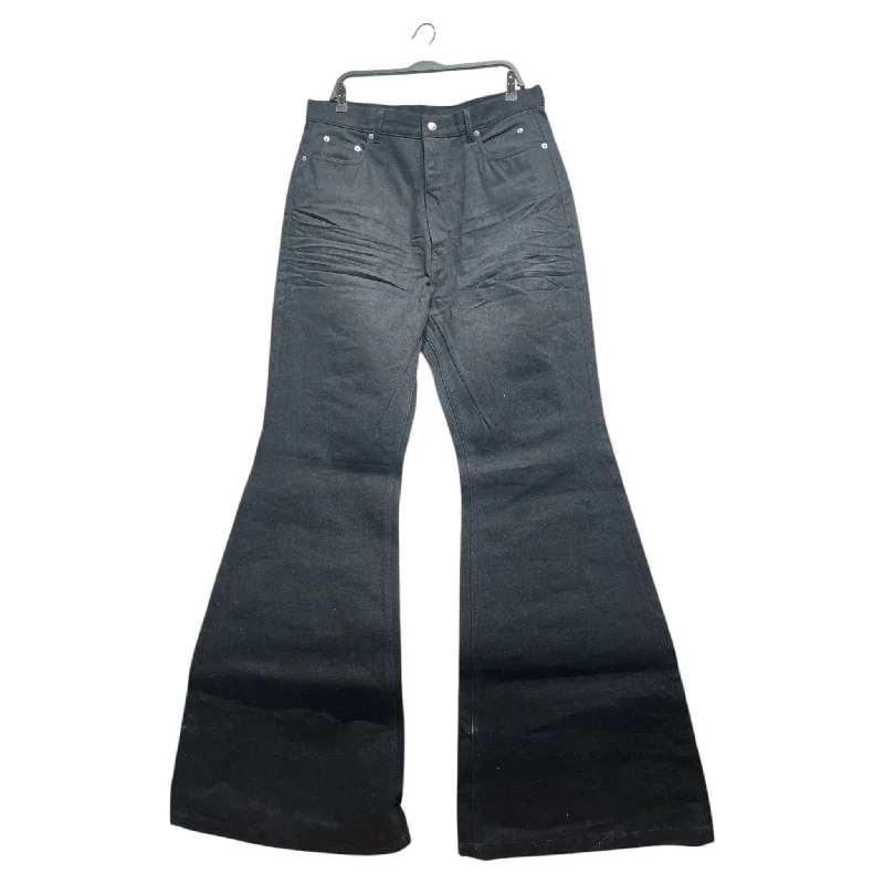 Seasonal sale  Rick Owens/Bootcut Pants/36/Denim/BLK/Rick Owens Bolan Bootcut