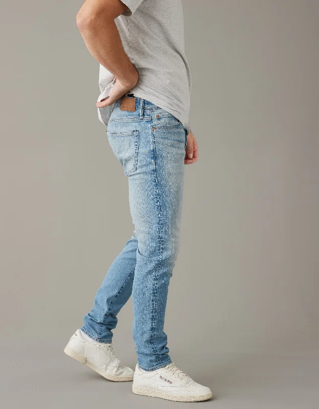 Shop men’s fashion at discount prices and save up to 70%!  AE AirFlex+ Athletic Skinny Jean