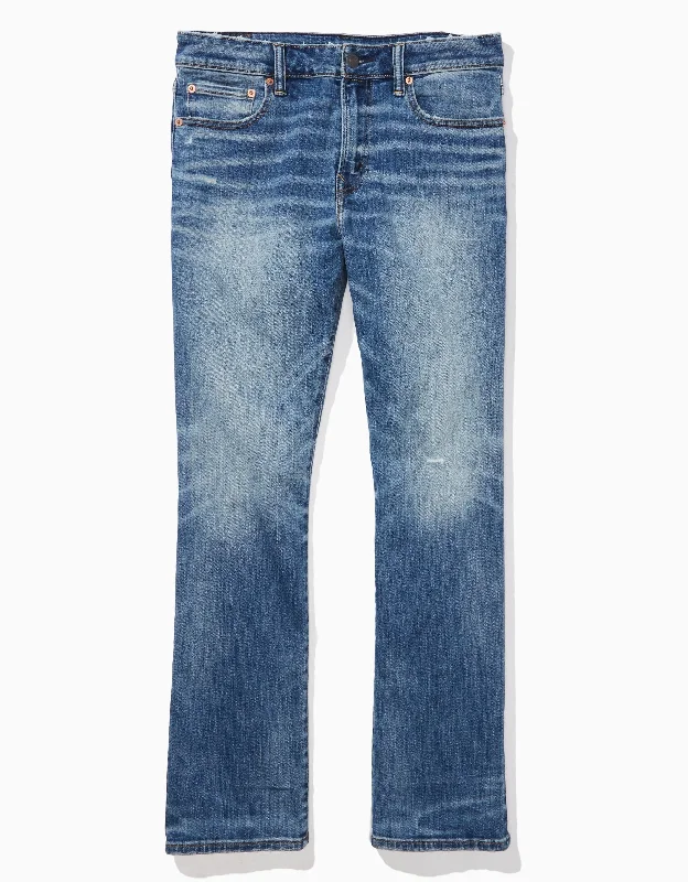 Shop affordable clothing – Limited-time only!  AE AirFlex+ Distressed Original Bootcut Jean