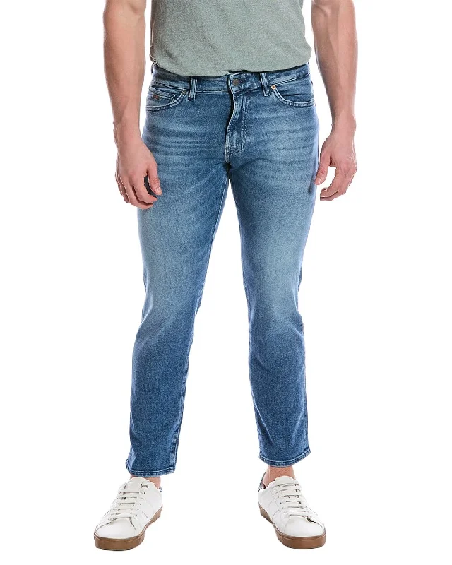 Upgrade your wardrobe with stylish men's apparel – now on sale!  BOSS Hugo Boss Maine Bright Blue Regular Fit Jean