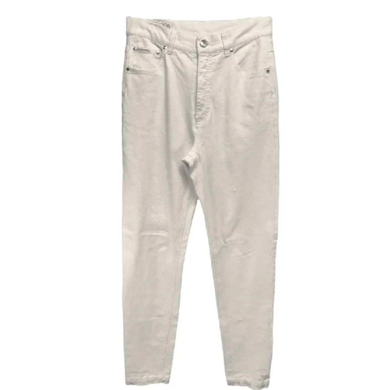 Big discounts – don’t miss out!  Jeans Designer By Escada Sport In Cream Denim, Size M