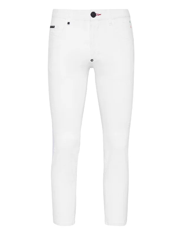 Get ready for your next season with amazing savings on all clothing.  Denim Trousers Skinny Destroyed Iconic Plein