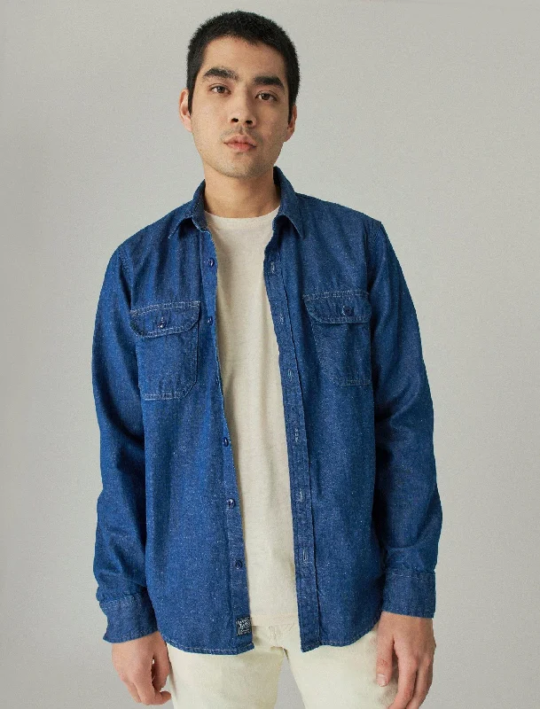 Seasonal clearance – Save on all clothing essentials this weekend.  Lucky Brand Mens Workwear Long Sleeve Shirt