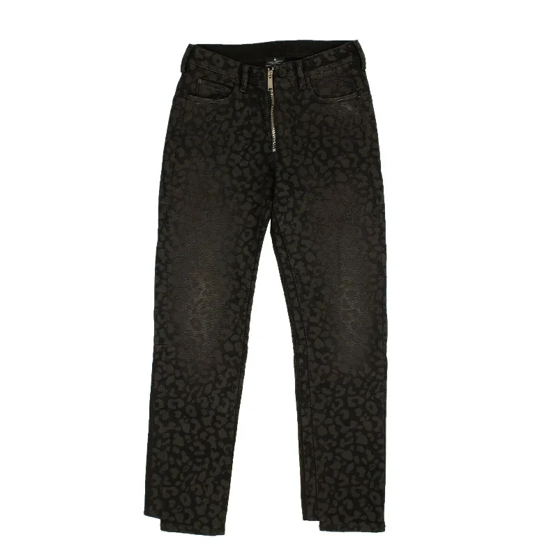 Last chance! Men’s clothing at unbeatable prices.  Marcelo Burlon Leopard Print Jeans - Black